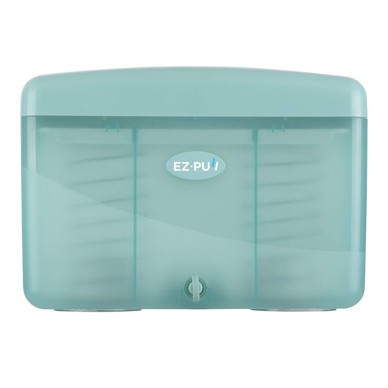 EZPULL EZbrnd Countertop SLIMFOLD Hand Towel Dispenser for Kitchen/Bathroom/Office/RV/Airbnb, Guest Towel Holder, Turquoise - Image 3